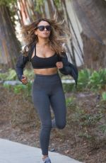 KAT GRAHAM Out Jogging in Beverly Hills 08/22/2017
