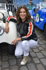 KATARINA WITT at 10th Hamburg - Berlin Classic Car Rally 08/24/2017