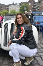 KATARINA WITT at 10th Hamburg - Berlin Classic Car Rally 08/24/2017