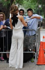 KATE BECKINSALE Heading to Live with Kelly and Ryan in New York 08/08/2017