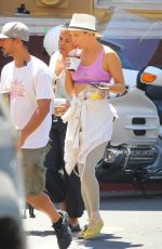 KATE HUDSON at a Break on the Set of Sister in Los Angeles 08/14/2017