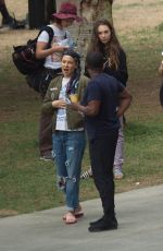 KATE HUDSON on the Set of her New Movie Sister in Los Angeles 08/25/2017