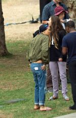KATE HUDSON on the Set of her New Movie Sister in Los Angeles 08/25/2017