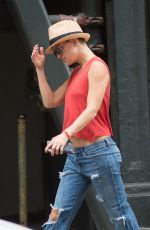 KATE HUDSON on the Set of Sister Movie in Los Angeles 08/02/2017