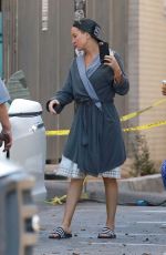 KATE HUDSON on the Set of Sisters in Los Angeles 08/07/2017