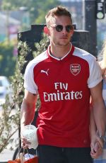 KATE MARA and Jamie Bell Out Shopping in Los Angeles 08/06/2017