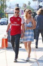 KATE MARA and Jamie Bell Out Shopping in Los Angeles 08/06/2017