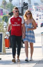 KATE MARA and Jamie Bell Out Shopping in Los Angeles 08/06/2017