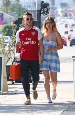 KATE MARA and Jamie Bell Out Shopping in Los Angeles 08/06/2017