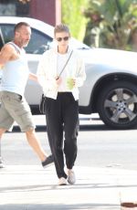 KATE MARA Out and About in Hollywood 08/23/2017