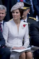 KATE MIDDLETON at Commemorations at Tyne Cot Commonwealth War Graves Cemetery in Ypres 07/31/2017