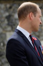 KATE MIDDLETON at Commemorations at Tyne Cot Commonwealth War Graves Cemetery in Ypres 07/31/2017