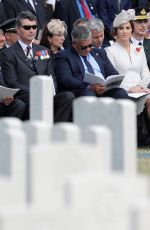 KATE MIDDLETON at Commemorations at Tyne Cot Commonwealth War Graves Cemetery in Ypres 07/31/2017