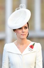 KATE MIDDLETON at Last Post Ceremony at Commonwealth War Graves Commission Ypres Memorialin in Ypres 07/30/2017