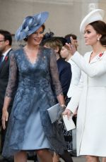 KATE MIDDLETON at Last Post Ceremony at Commonwealth War Graves Commission Ypres Memorialin in Ypres 07/30/2017