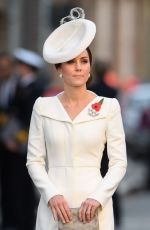 KATE MIDDLETON at Last Post Ceremony at Commonwealth War Graves Commission Ypres Memorialin in Ypres 07/30/2017