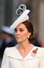 KATE MIDDLETON at Last Post Ceremony at Commonwealth War Graves Commission Ypres Memorialin in Ypres 07/30/2017