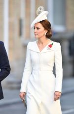 KATE MIDDLETON at Last Post Ceremony at Commonwealth War Graves Commission Ypres Memorialin in Ypres 07/30/2017