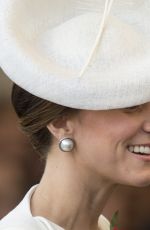 KATE MIDDLETON at Last Post Ceremony at Commonwealth War Graves Commission Ypres Memorialin in Ypres 07/30/2017