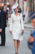 KATE MIDDLETON at Last Post Ceremony at Commonwealth War Graves Commission Ypres Memorialin in Ypres 07/30/2017