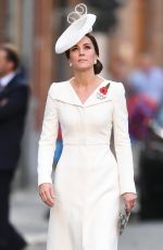 KATE MIDDLETON at Last Post Ceremony at Commonwealth War Graves Commission Ypres Memorialin in Ypres 07/30/2017