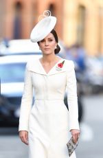 KATE MIDDLETON at Last Post Ceremony at Commonwealth War Graves Commission Ypres Memorialin in Ypres 07/30/2017