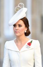KATE MIDDLETON at Last Post Ceremony at Commonwealth War Graves Commission Ypres Memorialin in Ypres 07/30/2017