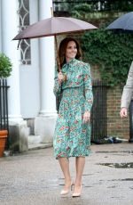 KATE MIDDLETON at Sunken Garden at Kensington Palace in London 08/30/2017