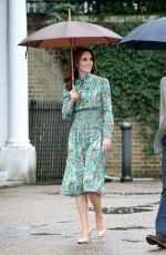KATE MIDDLETON at Sunken Garden at Kensington Palace in London 08/30/2017