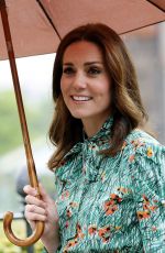 KATE MIDDLETON at Sunken Garden at Kensington Palace in London 08/30/2017