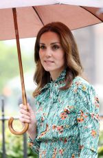 KATE MIDDLETON at Sunken Garden at Kensington Palace in London 08/30/2017
