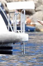 KATE MOSS in Bikini at a Yacht in Italy 07/31/2017