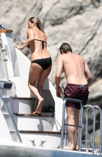 KATE MOSS in Bikini at a Yacht in Italy 07/31/2017