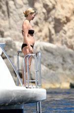 KATE MOSS in Bikini at a Yacht in Italy 07/31/2017