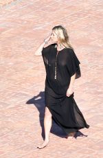 KATE MOSS on the Set of a Photoshoot in Capri 07/28/2017