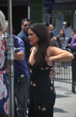 KATE STEVENS on the Set of Extra in Los Angeles 08/15/2017