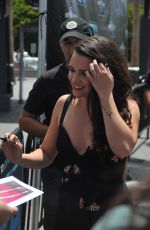 KATE STEVENS on the Set of Extra in Los Angeles 08/15/2017