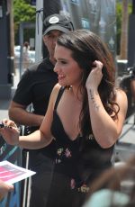 KATE STEVENS on the Set of Extra in Los Angeles 08/15/2017