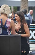 KATE STEVENS on the Set of Extra in Los Angeles 08/15/2017