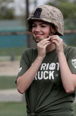 KATE UPTON at a Marine Workout in Detroit 08/22/2017