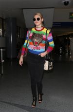 KATE UPTON at LAX Airport in Los Angeles 08/23/2017