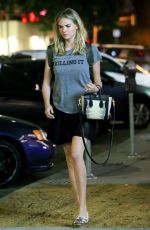 KATE UPTON Out and About in West Hollywood 08/10/2017