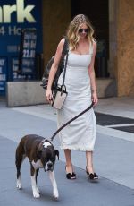 KATE UPTON Out with Her Dog Harley in New York 08/01/2017