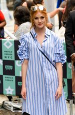 KATHERINE MCNAMARA Leaves AOL Build Studios in New York 08/14/2017