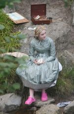 KATHRYN NEWTON on the Set of Little Women in Ireland 08/10/2017