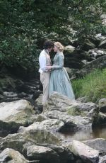 KATHRYN NEWTON on the Set of Little Women in Ireland 08/10/2017