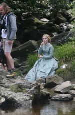 KATHRYN NEWTON on the Set of Little Women in Ireland 08/10/2017