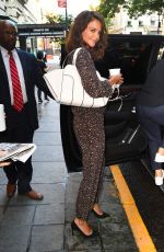 KATIE HOLMES Heading to Today Show in New York 08/16/2017