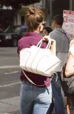 KATIE HOLMES Out for Lunch in Los Angeles 08/25/2017