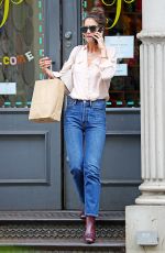KATIE HOLMES Out Shopping in New York 08/08/2017